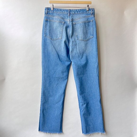 Reformation Cynthia Highrise straight long jeans, Medium wash, Size 31 N49 - Picture 3 of 10